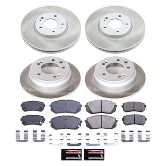 PowerStop® - Semi Coated Front and Rear Disc Brake Kit