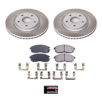 PowerStop® - Semi Coated Front Disc Brake Kit