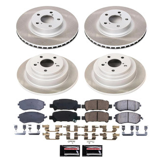PowerStop® - Semi Coated Disc Brake Kit