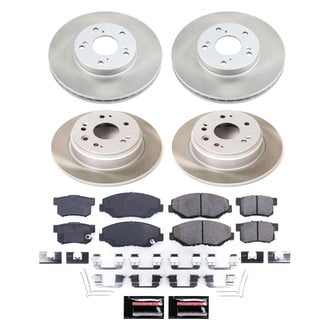 PowerStop® - Semi Coated Front and Rear Disc Brake Kit