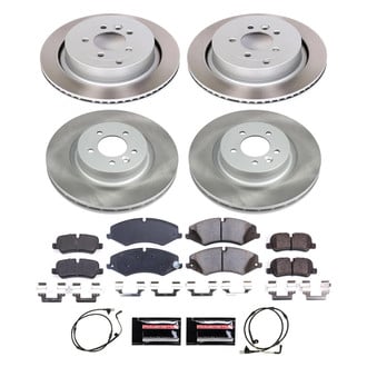 PowerStop® - Semi Coated Front and Rear Disc Brake Kit