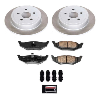 PowerStop® - Semi Coated Rear Disc Brake Kit