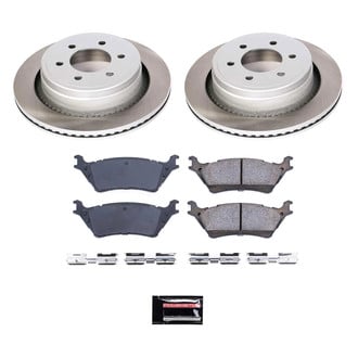 PowerStop® - Semi Coated Rear Disc Brake Kit