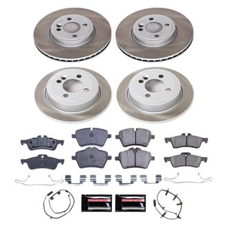 PowerStop® - Semi Coated Front and Rear Disc Brake Kit