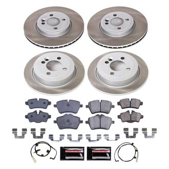 PowerStop® - Semi Coated Front and Rear Disc Brake Kit