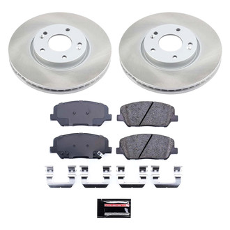 PowerStop® - Semi Coated Front Disc Brake Kit
