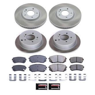 PowerStop® - Semi Coated Front and Rear Disc Brake Kit