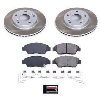PowerStop® - Semi Coated Front Disc Brake Kit
