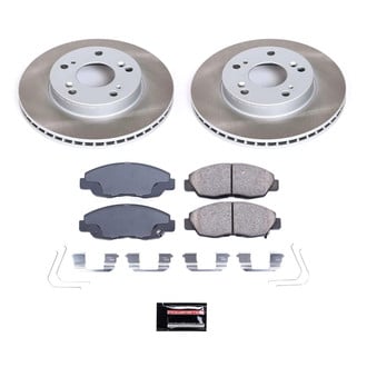 PowerStop® - Semi Coated Front Disc Brake Kit