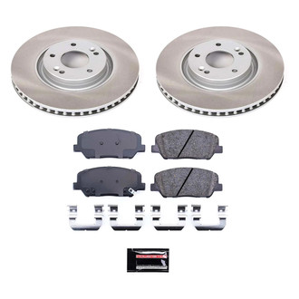 PowerStop® - Semi Coated Front Disc Brake Kit