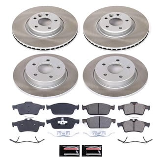 PowerStop® - Semi Coated Front and Rear Disc Brake Kit