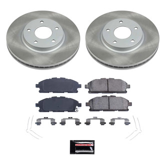 PowerStop® - Semi Coated Front Disc Brake Kit