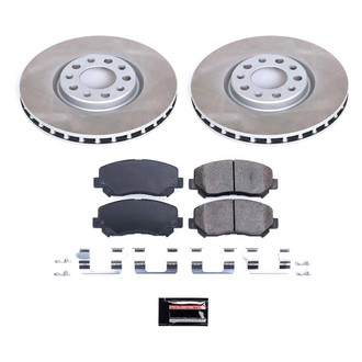 PowerStop® - Semi Coated Front Disc Brake Kit