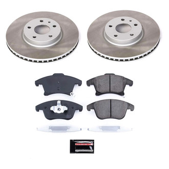 PowerStop® - Semi Coated Front Disc Brake Kit