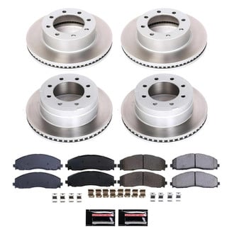 PowerStop® - Semi Coated Front and Rear Disc Brake Kit