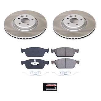 PowerStop® - Semi Coated Front Disc Brake Kit