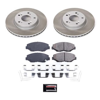 PowerStop® - Semi Coated Front Disc Brake Kit