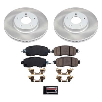 PowerStop® - Semi Coated Front Disc Brake Kit