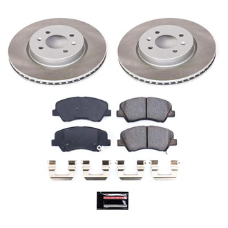 PowerStop® - Semi Coated Front Disc Brake Kit
