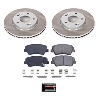 PowerStop® - Semi Coated Front Disc Brake Kit