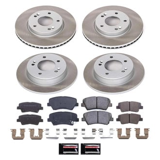 PowerStop® - Semi Coated Front and Rear Disc Brake Kit