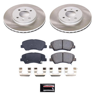 PowerStop® - Semi Coated Front Disc Brake Kit