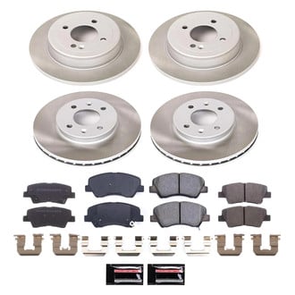 PowerStop® - Semi Coated Front and Rear Disc Brake Kit