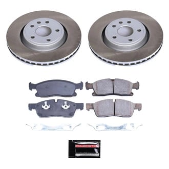 PowerStop® - Semi Coated Front Disc Brake Kit