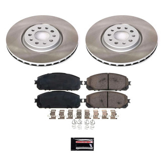 PowerStop® - Semi Coated Front Disc Brake Kit