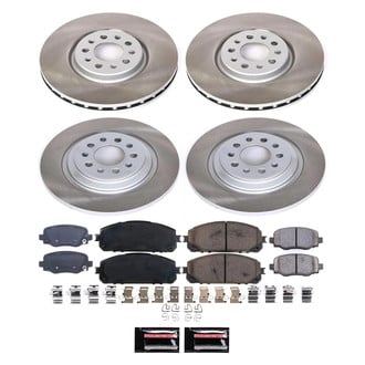 PowerStop® - Semi Coated Front and Rear Disc Brake Kit