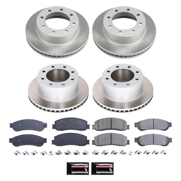  PowerStop® - Semi Coated Front and Rear Disc Brake Kit