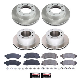 PowerStop® - Semi Coated Front and Rear Disc Brake Kit