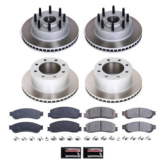 PowerStop® - Semi Coated Front and Rear Disc Brake Kit