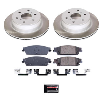 PowerStop® - Semi Coated Rear Disc Brake Kit