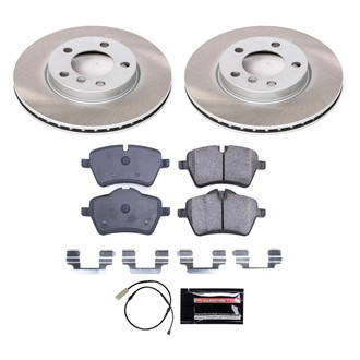 PowerStop® - Semi Coated Front Disc Brake Kit