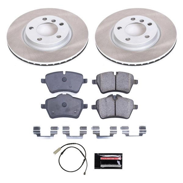  PowerStop® - Semi Coated Front Disc Brake Kit