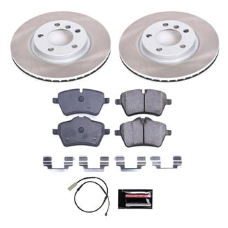 PowerStop® - Semi Coated Front Disc Brake Kit