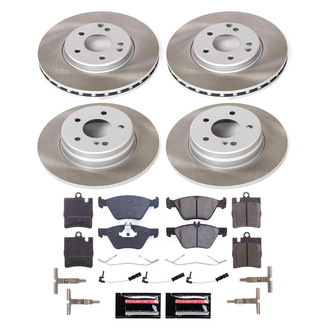 PowerStop® - Semi Coated Front and Rear Disc Brake Kit