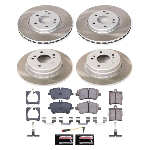  PowerStop® - Semi Coated Front and Rear Disc Brake Kit