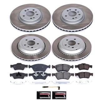 PowerStop® - Semi Coated Front and Rear Disc Brake Kit
