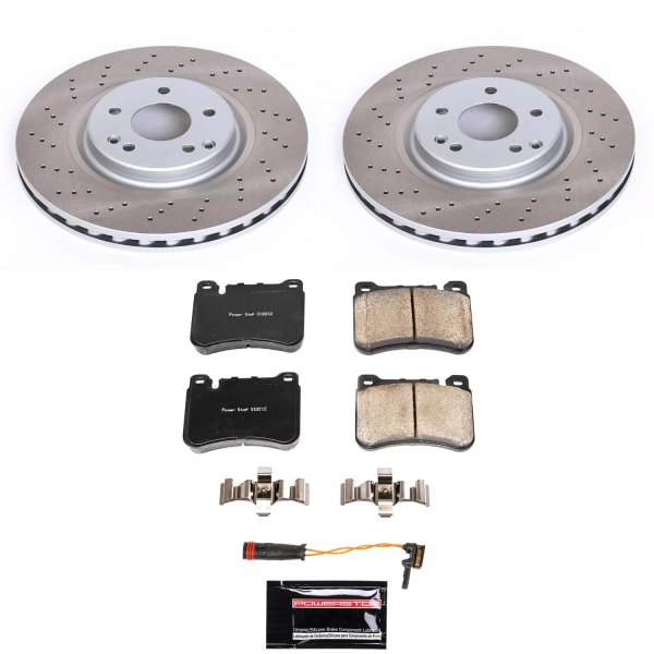  PowerStop® - Semi Coated Front Disc Brake Kit