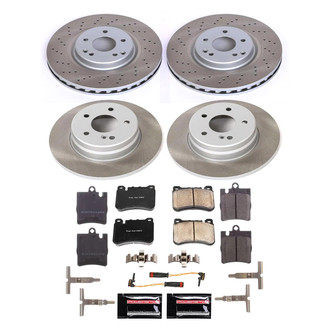 PowerStop® - Semi Coated Front and Rear Disc Brake Kit