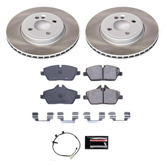 PowerStop® - Semi Coated Front Disc Brake Kit