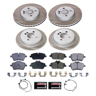 PowerStop® - Semi Coated Front and Rear Disc Brake Kit