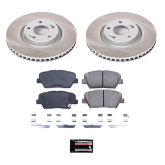 PowerStop® - Semi Coated Front Disc Brake Kit