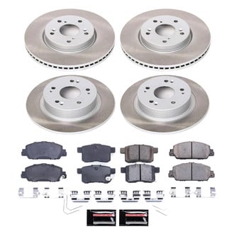 PowerStop® - Semi Coated Front and Rear Disc Brake Kit