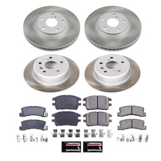 PowerStop® - Semi Coated Front and Rear Disc Brake Kit