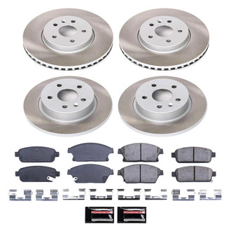PowerStop® - Semi Coated Disc Brake Kit