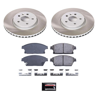 PowerStop® SC6793 - Semi Coated Front Disc Brake Kit