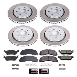 PowerStop® - Semi Coated Front and Rear Disc Brake Kit